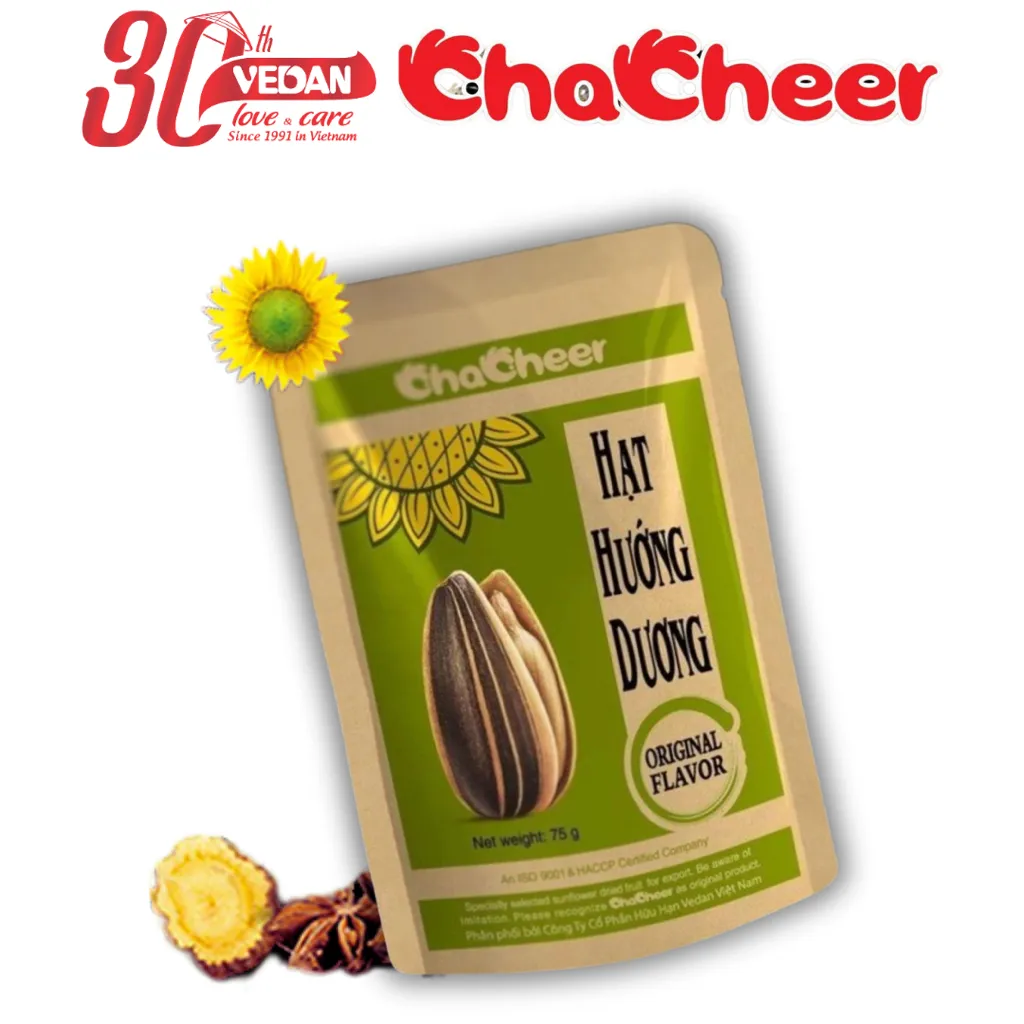 Ảnh Combo 5 Gói Hạt Hướng Dương CHACHEER 130g Nhập Khẩu 3