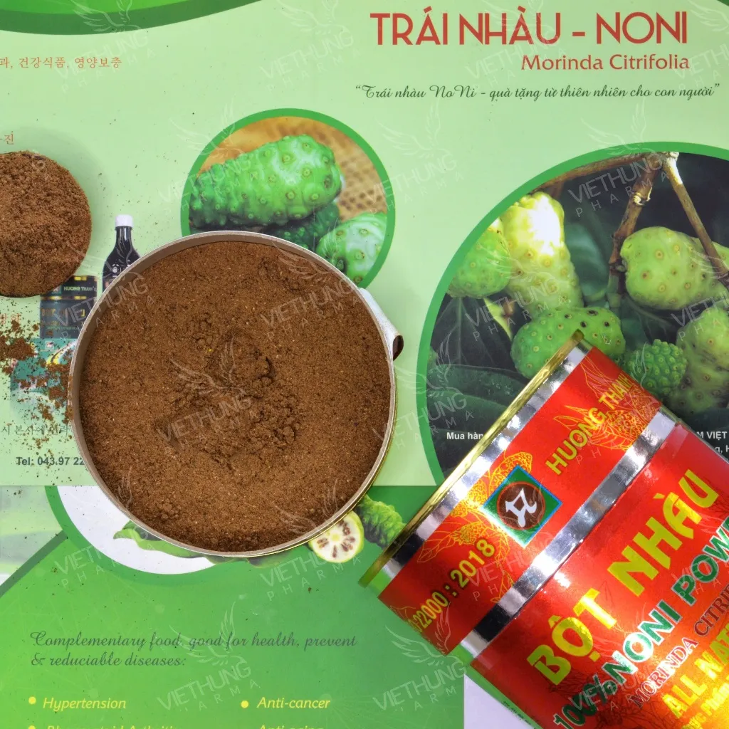 Ảnh Combo 5 Hộp Bột Nhàu Hương Thanh  –노니 가루, Noni Powder Chiết Xuất Từ Bột Trái Nhàu Chín Nguyên Chất 100% 3