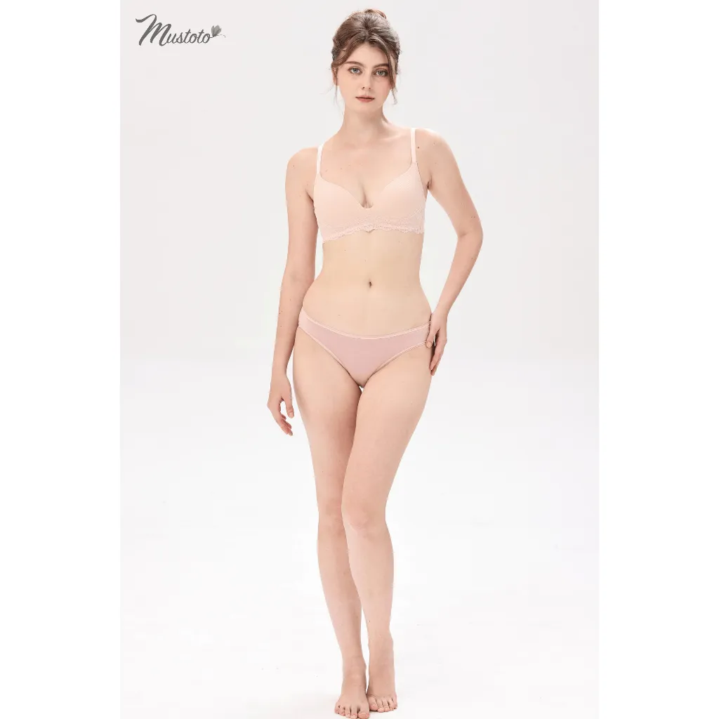Ảnh Combo 5 Quần Lót Nữ Mustoto 100% Cotton Lưng Thấp Thoải Mái Thoáng Mát (MQ29) 3