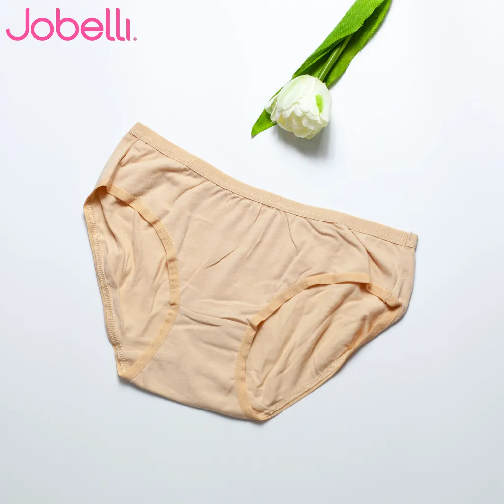Ảnh Combo 5 Quần lót nữ trơn chất liệu cotton spandex, lưng bản nhỏ thoải mái dễ chịu JOBELLI 1276 2
