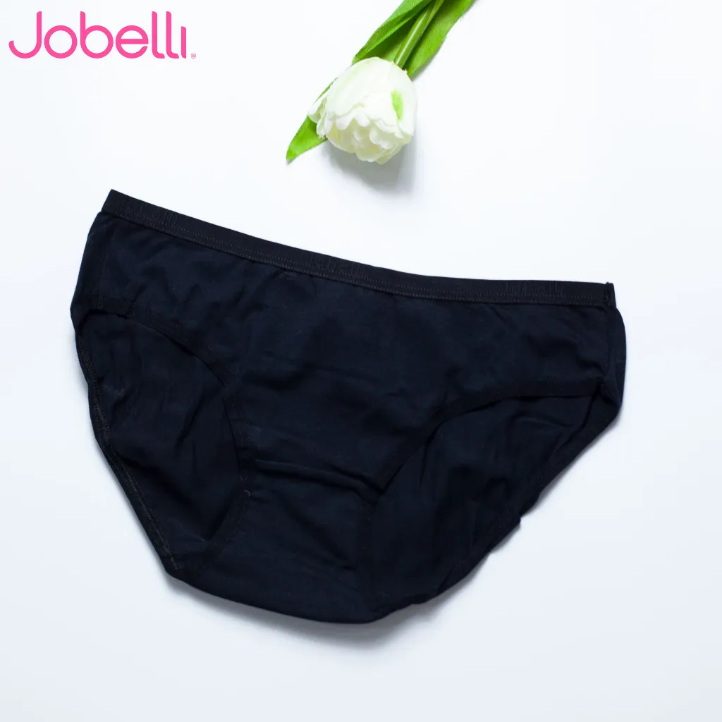 Ảnh Combo 5 Quần lót nữ trơn chất liệu cotton spandex, lưng bản nhỏ thoải mái dễ chịu JOBELLI 1276 4