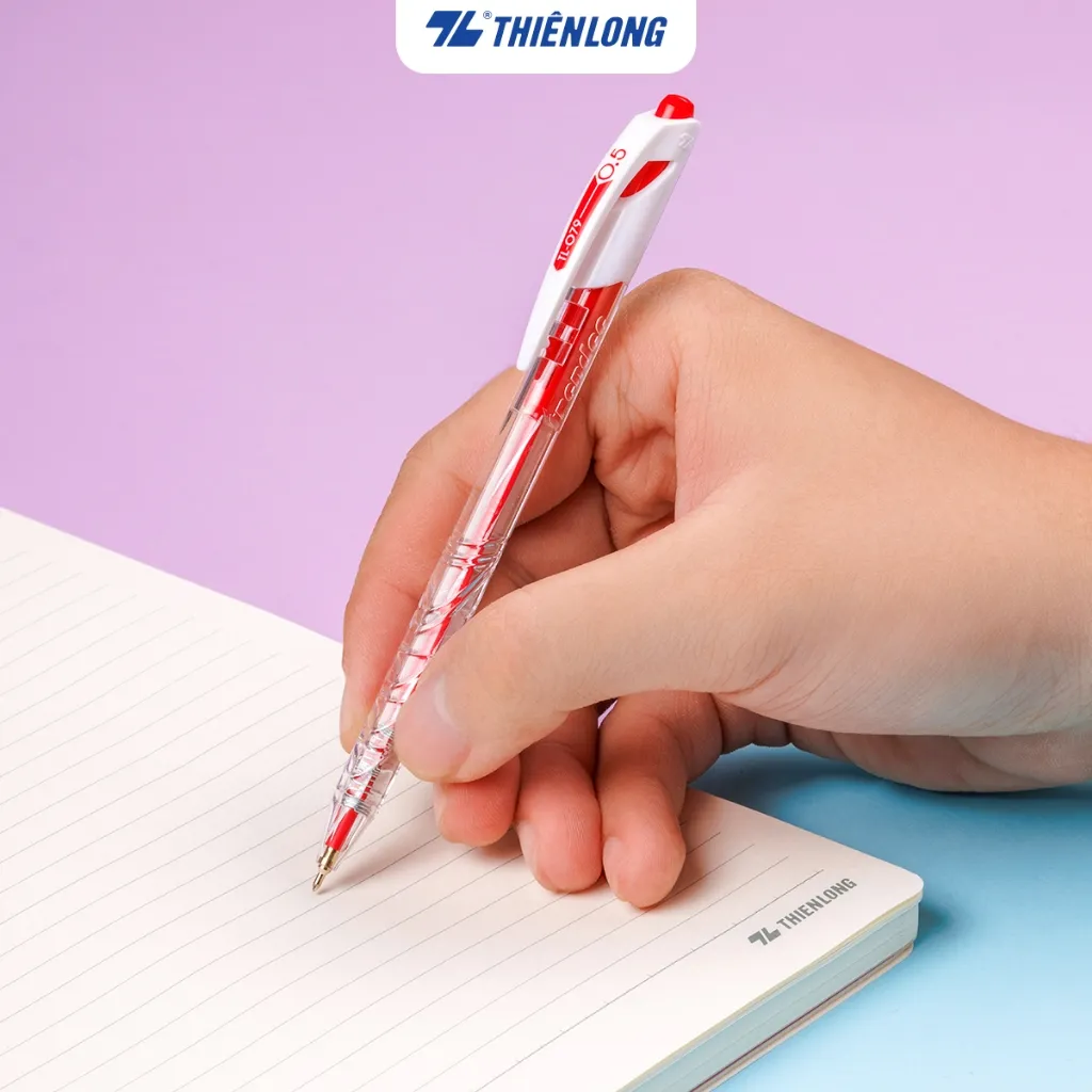 Ảnh Combo 5/10/20 Bút bi Thiên Long Trendee TL-079 ngòi 0.5mm cao cấp, nét viết thanh mảnh, thiết kế trẻ trung, chữ viết đẹp 3
