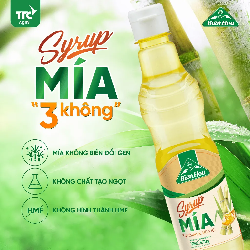 Ảnh Combo 6 Chai Syrup Mía Biên Hòa 700ml/Chai 3