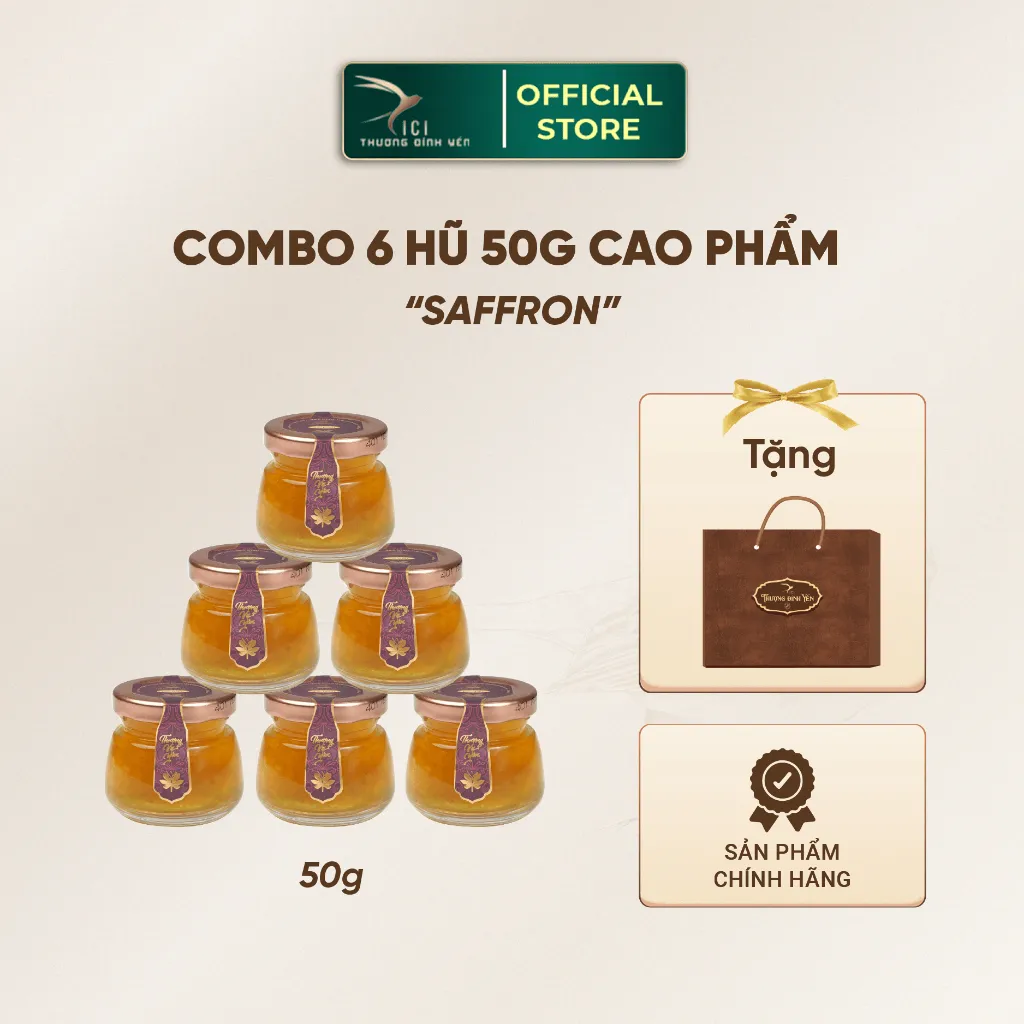 Ảnh Combo 6 Hũ Yến Cao Phẩm 5G Yến Thật Hũ 50G Chưng Sẵn Không Kèm Hộp 5 Vị Cici Thượng Đỉnh Yến Yến  Sào 2