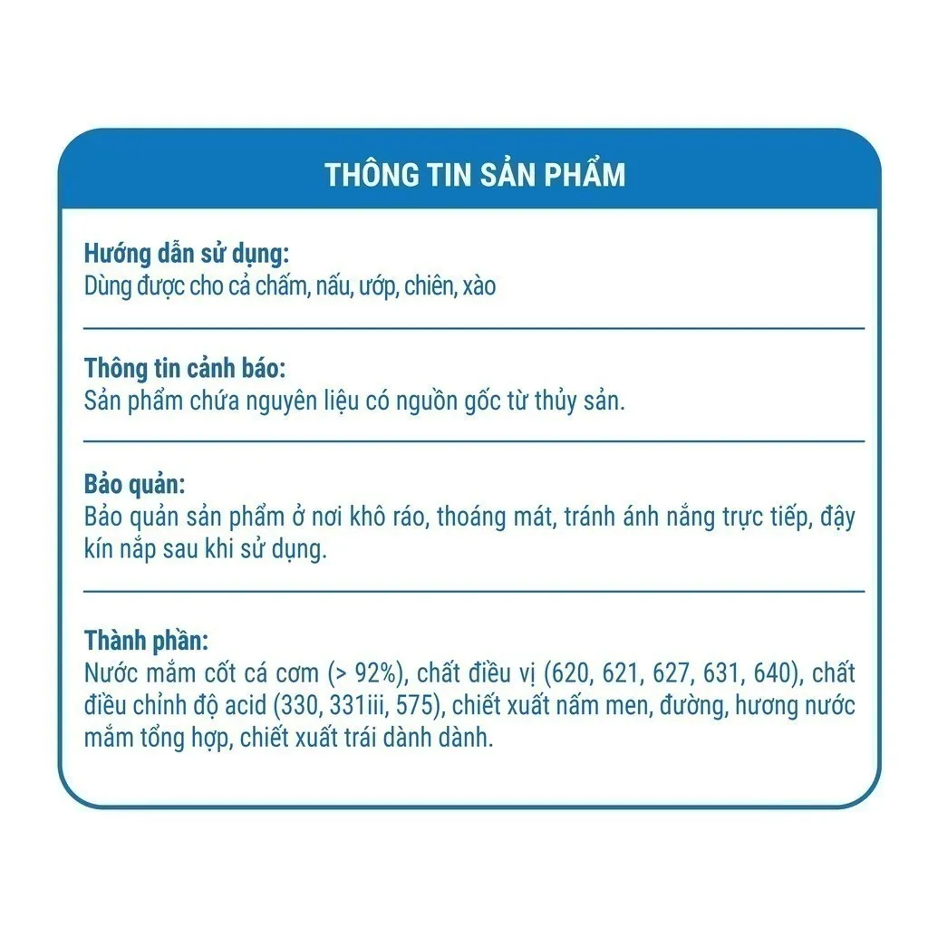 Ảnh Combo 6 Nước mắm cá cơm Thuận Phát 40 độ đạm 610ml - Từ nước cốt nhĩ cá cơm Phú Quốc 3