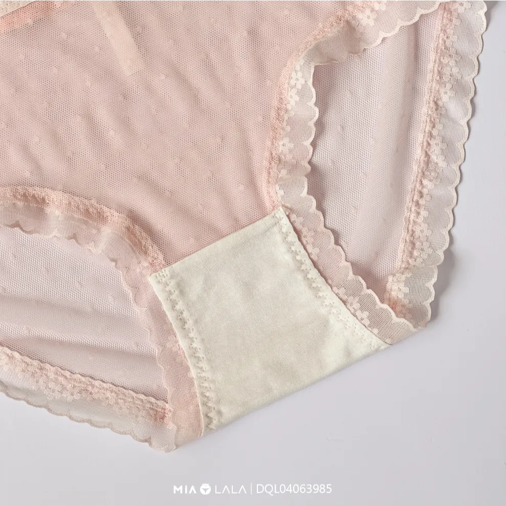 Ảnh COMBO 6 Quần lót ren lưới cao cấp, mỏng nhẹ thông thoáng Mialala 3985 DQL04063985 3