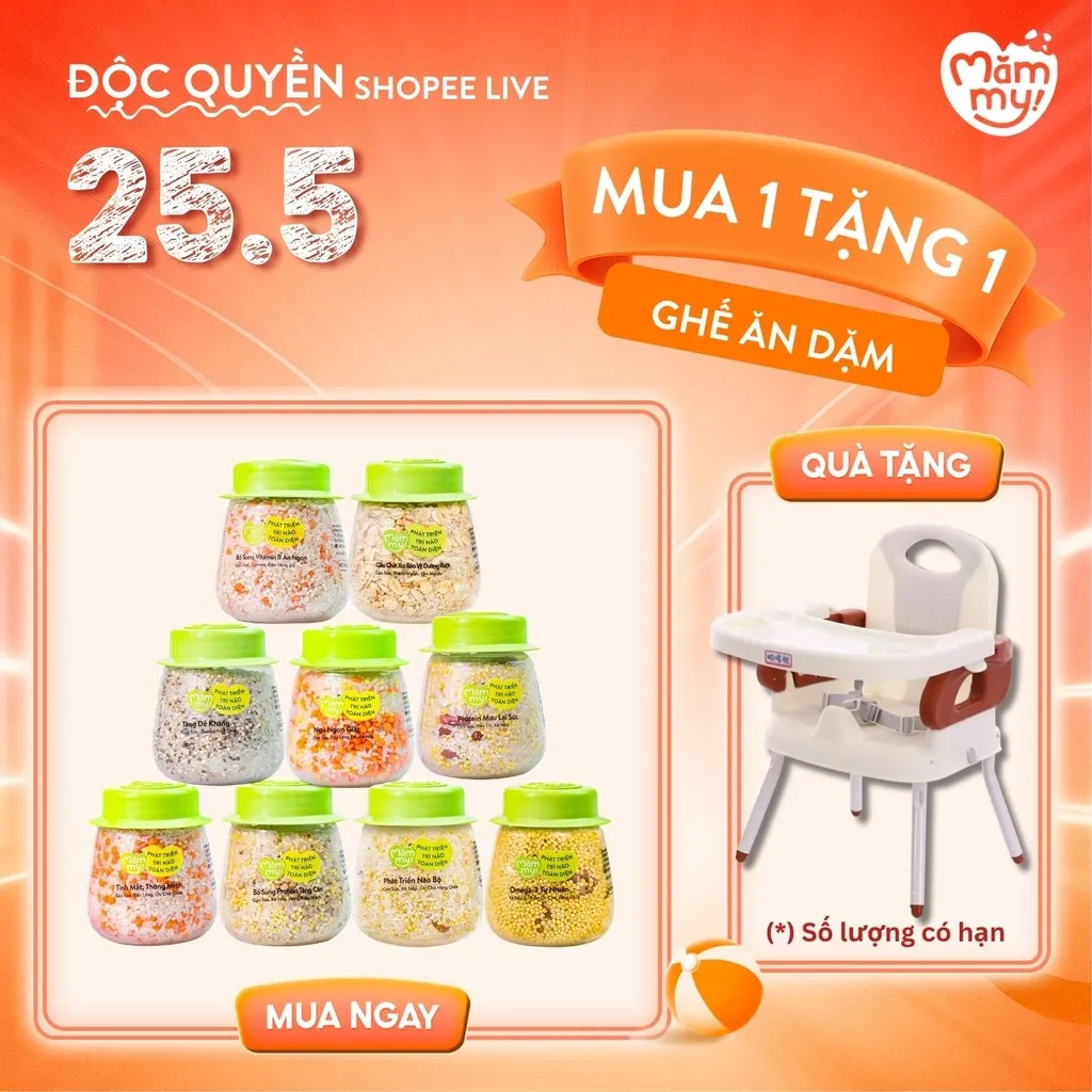Review Combo 9 Hũ Hạt Mix Sẵn Mămmy Nấu Cháo Ăn Dặm Cho Bé 6 Tháng+ | Dinh Dưỡng Toàn Diện, Tiện Lợi