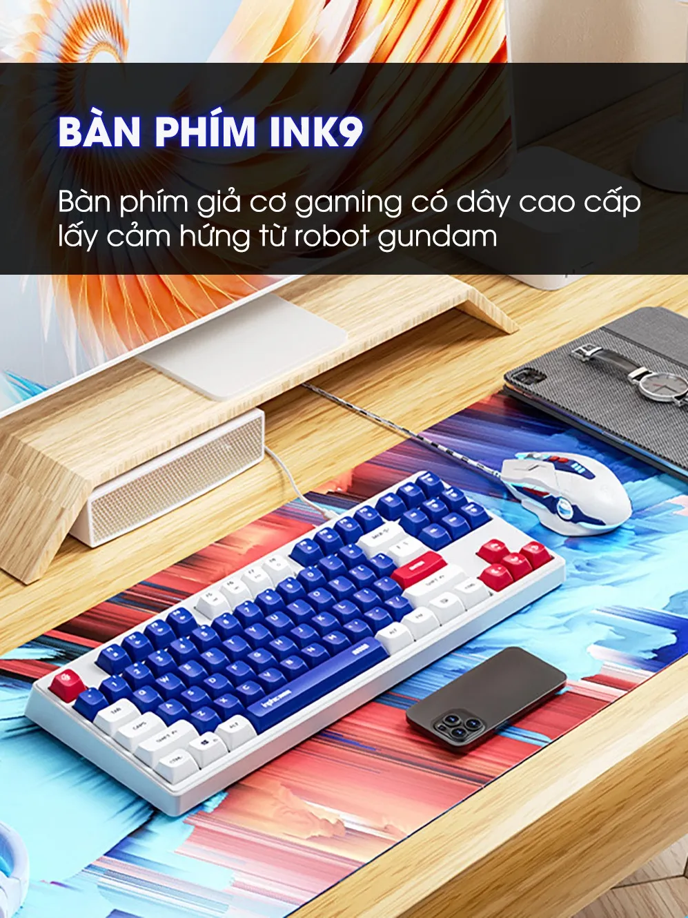 Đánh Giá Combo Bàn Phím Chuột Gaming SIDOTECH INK9 & F9 Gundam - Giá Rẻ, Chất Lượng