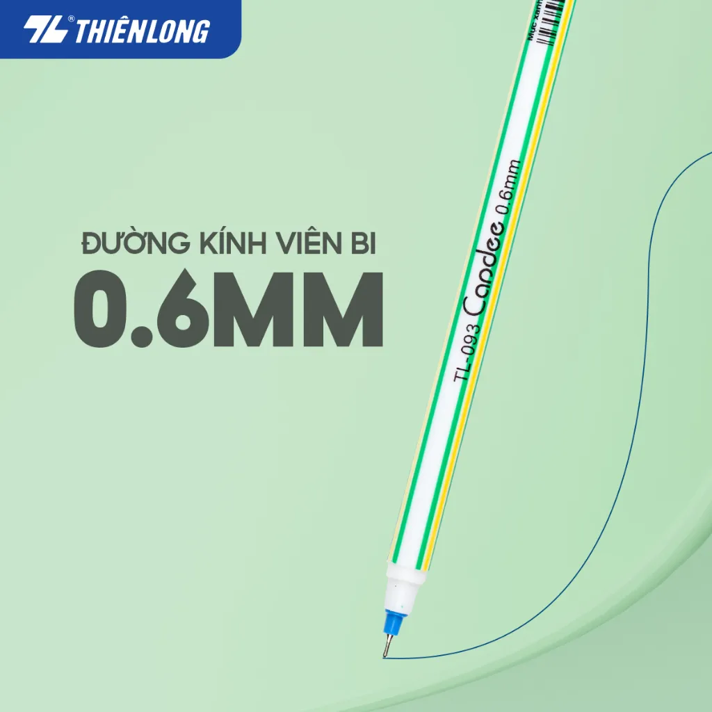 Ảnh Combo Bút Bi Thiên Long TL-093 đầu bị 0.6mm 3