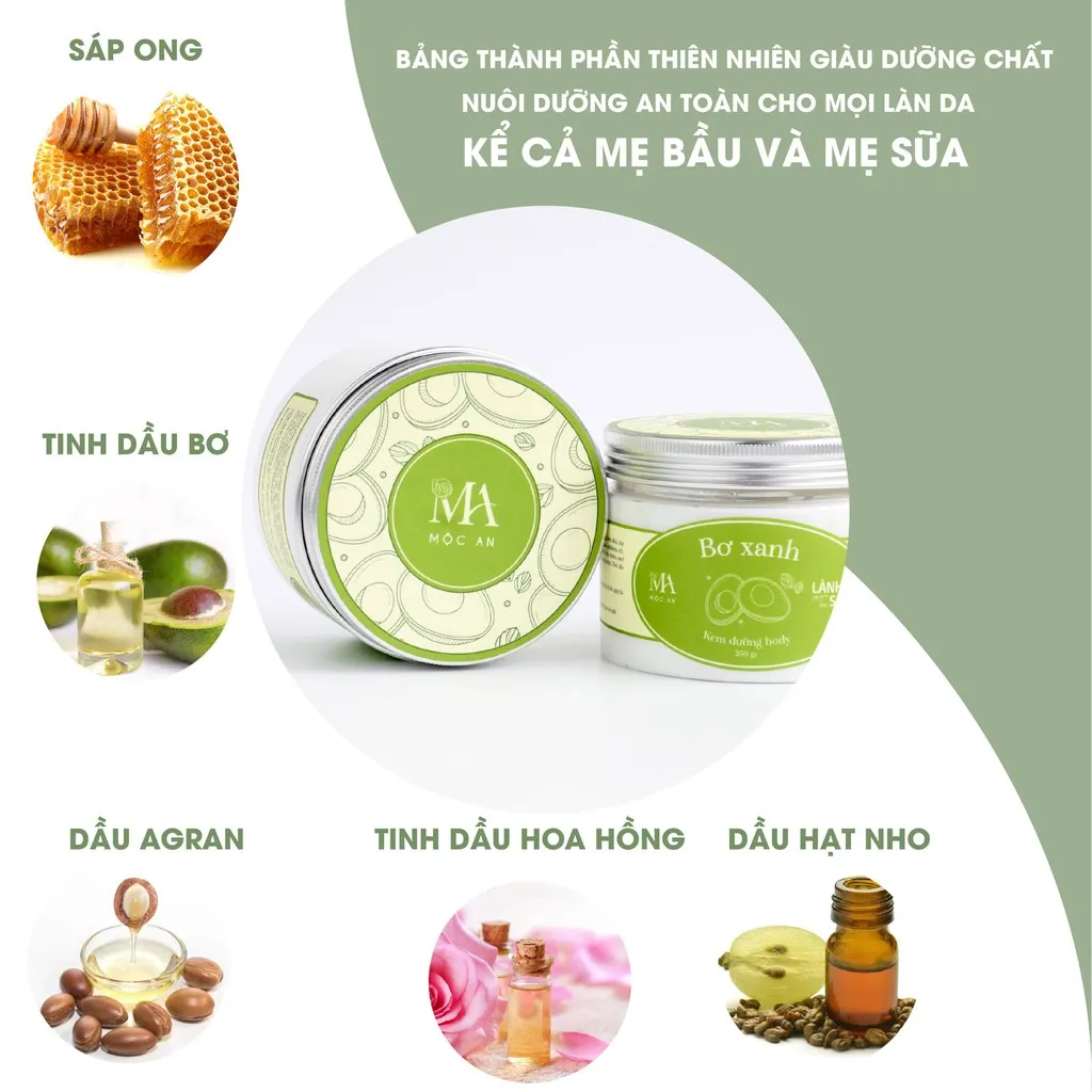 Ảnh Combo Chăm Sóc Body Mộc An 3 Sản Phẩm Chiết Xuất Tự Nhiên Chăm Sóc Da Sáng Mịn 2
