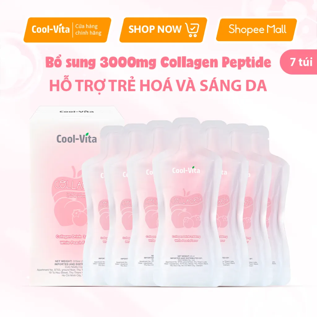 Ảnh Combo Collagen Uống Hỗ Trợ Trẻ Hóa Sáng Da & Enzyme Uống Hỗ Trợ Tiêu Hoá, Thanh Lọc Cơ Thể Coolvita 2