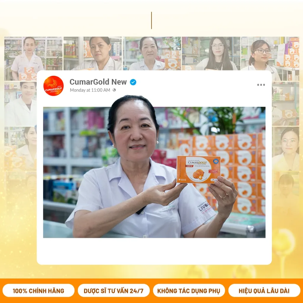 Ảnh Combo CumarGold New hỗ trợ bệnh dạ dày, CumarGold Beauty chống lão hoá, giảm thâm nám - CMG01, CMB01 2