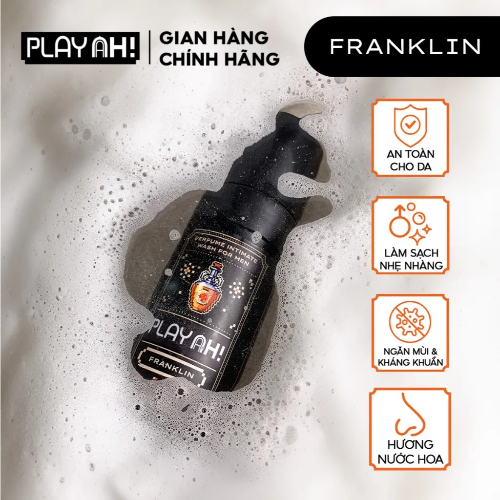 Ảnh Combo Dung Dịch Vệ Sinh Nam Hương Nước Hoa 100ml + Bao Cao Su PlayAh Hộp 10 Siêu Mỏng 0.03, Kéo Dài Thời Gian, Thêm Gai 2
