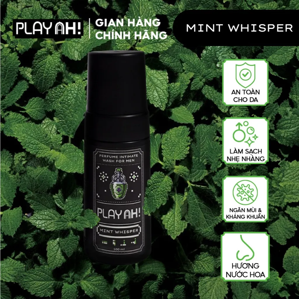 Ảnh Combo Dung Dịch Vệ Sinh Nam Hương Nước Hoa 100ml + Bao Cao Su PlayAh Hộp 10 Siêu Mỏng 0.03, Kéo Dài Thời Gian, Thêm Gai 3