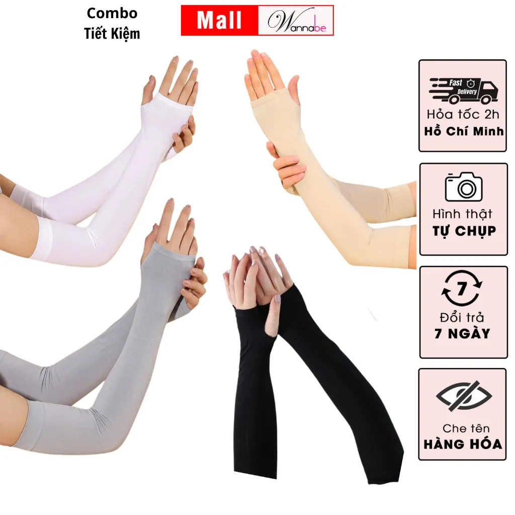 Review Chi Tiết Găng Tay Chống Nắng WANNABE VD010 | Chống UV 98%, Thoáng Khí