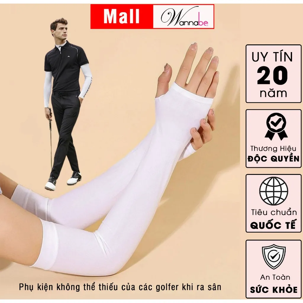 Ảnh Combo găng tay chống nắng nam nữ WANNABE bao tay chống tia UV bảo vệ chuyên sâu toàn cánh tay VD010 2