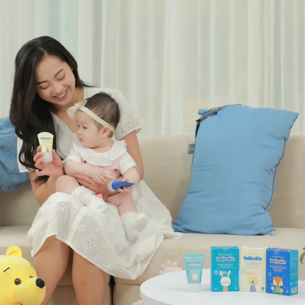 Ảnh Combo Kem Chàm Sữa + Kem Dịu Da + Kem Dưỡng Ẩm Cho Bé Kutieskin - KKCAD01 2
