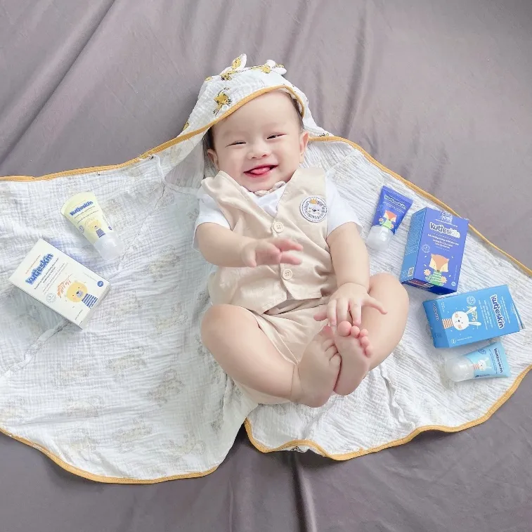 Ảnh Combo Kem Chàm Sữa + Kem Dịu Da + Kem Dưỡng Ẩm Cho Bé Kutieskin - KKCAD01 3
