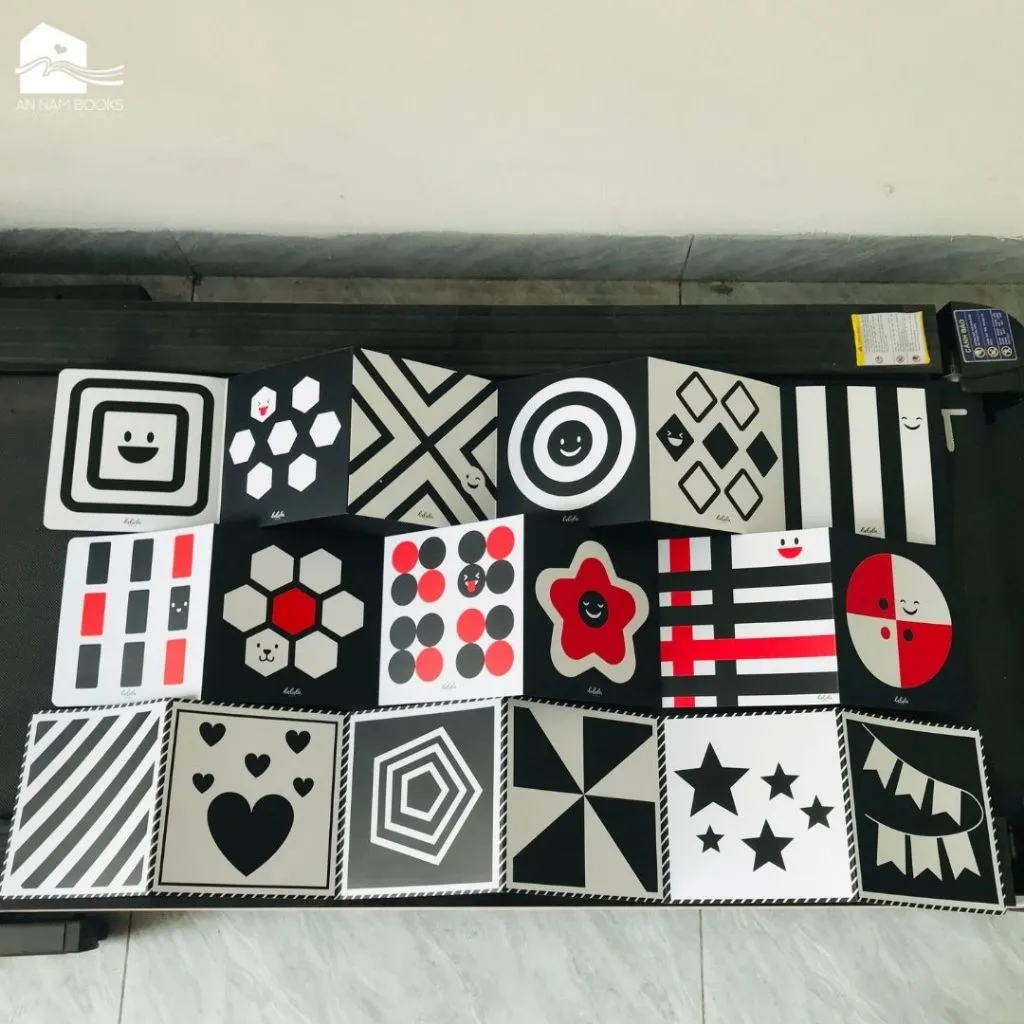 Ảnh Combo KÍCH THÍCH THỊ GIÁC cho bé sơ sinh Lalala Baby giúp bé phát triển toàn diện 2