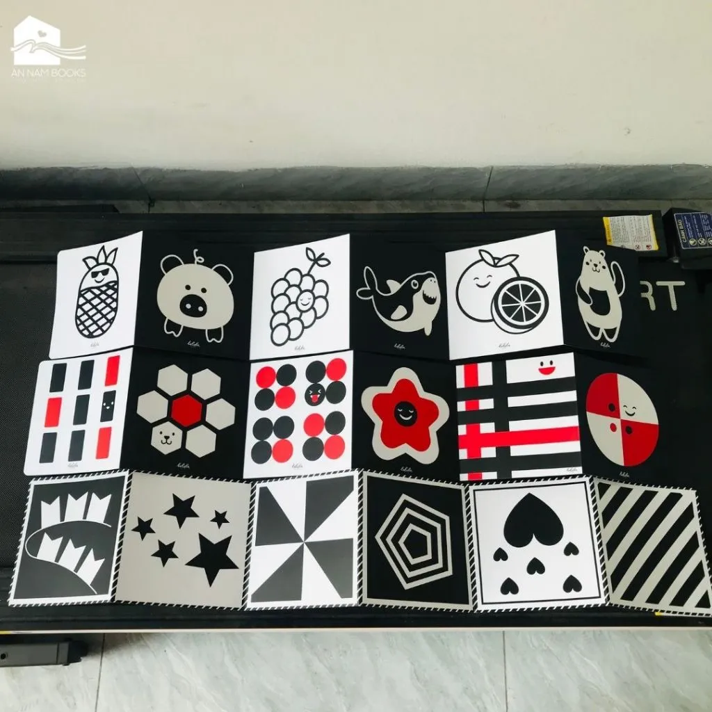 Ảnh Combo KÍCH THÍCH THỊ GIÁC cho bé sơ sinh Lalala Baby giúp bé phát triển toàn diện 3