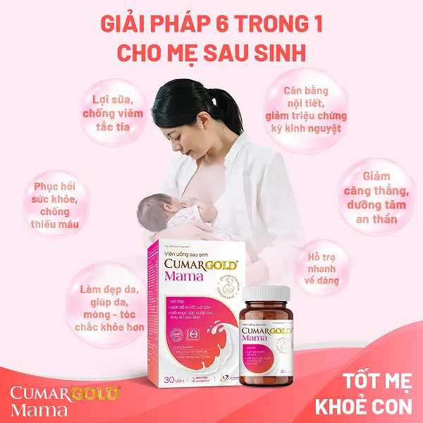 Ảnh Combo Làm Đẹp Sau Sinh Cumargold Mama và CumarGold Beauty Phục Hồi Sức Khoẻ, Nhan Sắc, Vóc Dáng, Lợi Sữa - CMB02, CMS01 1