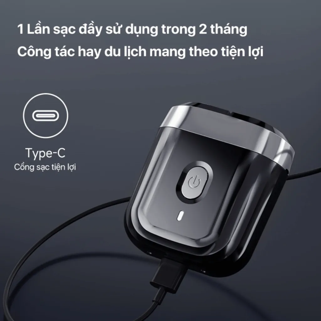 Ảnh Combo máy cạo râu Enchen Mini 6 & máy tỉa lông mũi Enchen EN005 - Hàng chính hãng 4