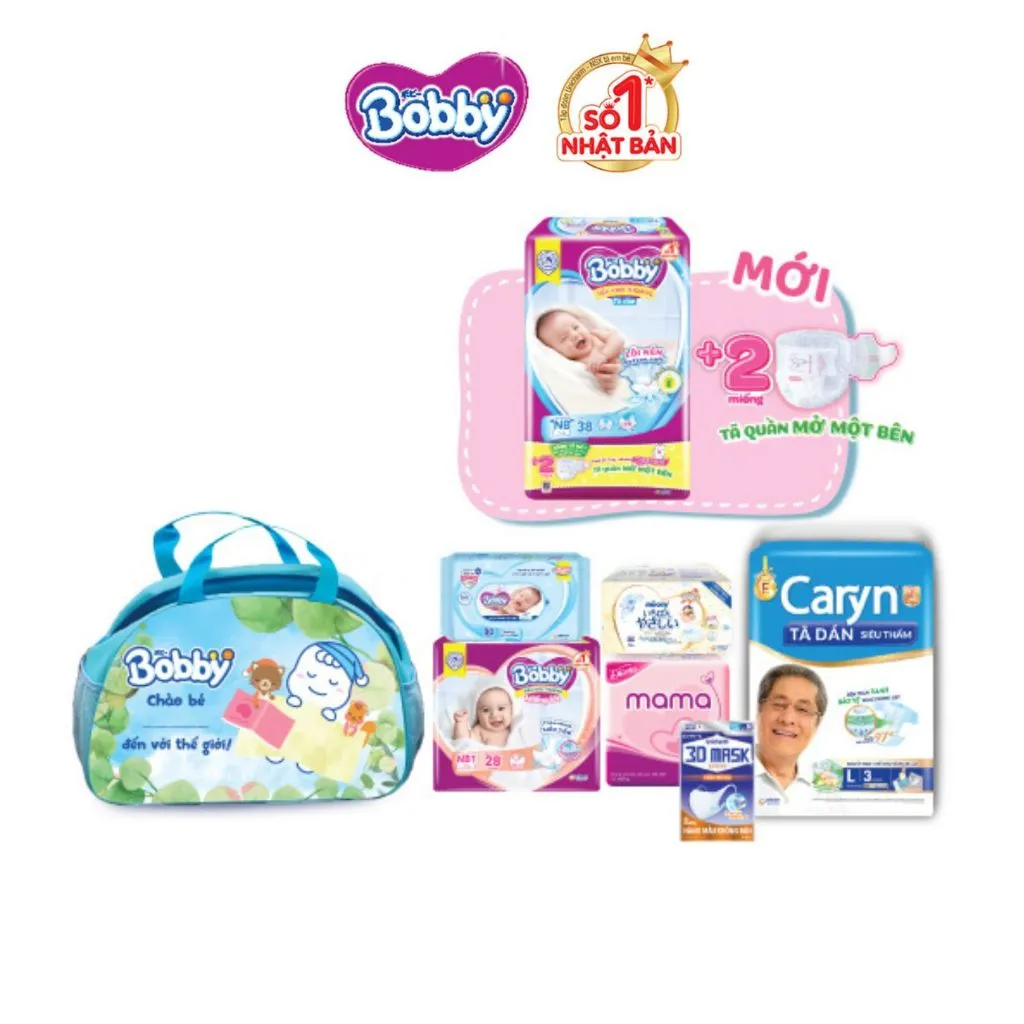 Ảnh Combo Mẹ Đi Sinh 8 món tiện lợi - Xanh Bobby 1