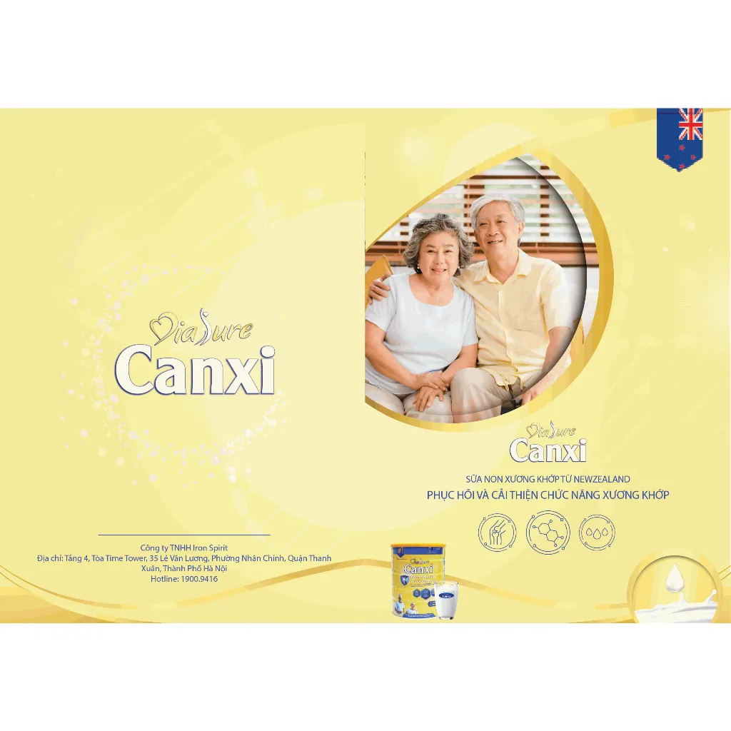Ảnh COMBO MUA 5 TẶNG 3 Lon 400G. Diasure canxi Xương Khớp 850g, Bổ sung nano canxi phòng chống loãng xương. 2