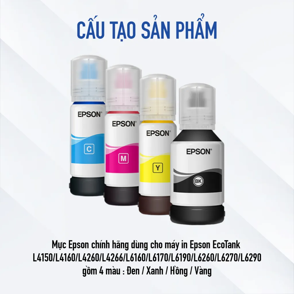 Ảnh Combo Mực In Epson 001 Dùng Cho Máy L4150/L4160/L6160/L6170/L6190/L4260/L4266/L6260/L6270/L6290/L14150 1