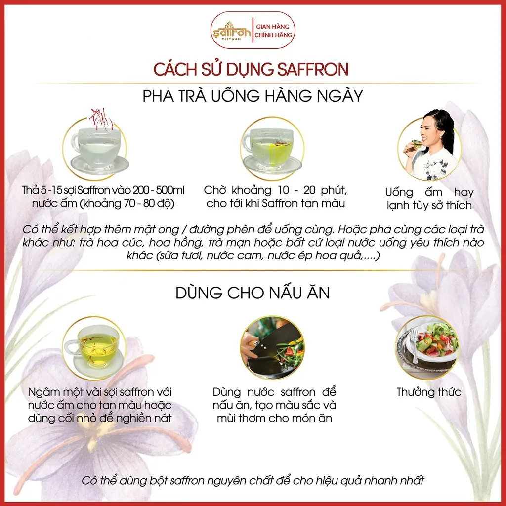 Ảnh COMBO Nhụy Hoa Nghệ Tây SAFFRON BAHRAMAN 1Gr x 2 hộp 4