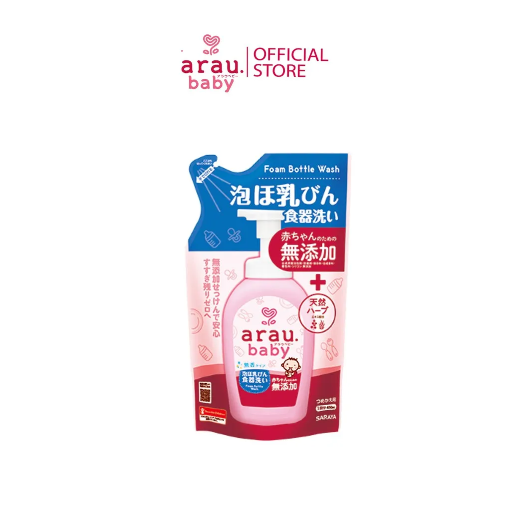 Ảnh Combo Nước rửa bình sữa Arau Baby bình 500ml + túi 450ml 3