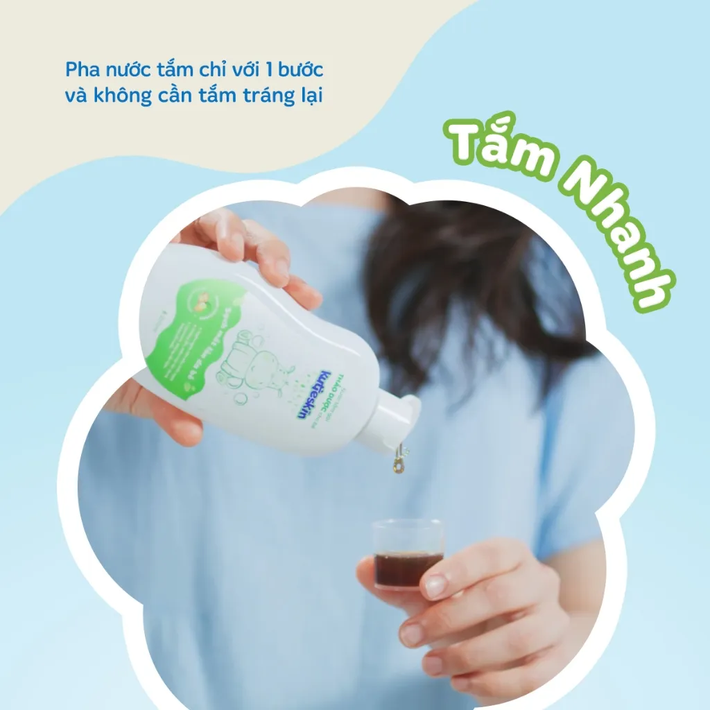 Ảnh Combo Nước tắm gội thảo dược và Kem dưỡng ẩm Kutieskin - KKA01, STK01 3