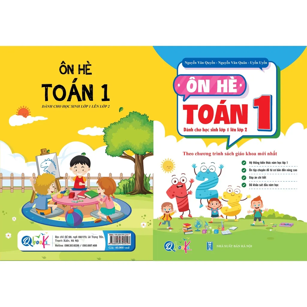 Ảnh Combo Ôn Hè Toán và Tiếng Việt 1 - Chương Trình Mới - Dành cho học sinh lớp 1 lên 2 (2 cuốn) 2