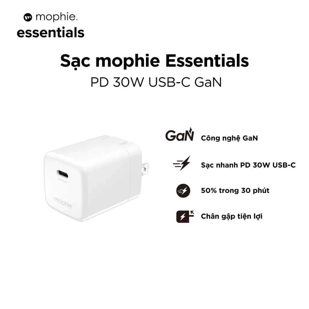 Ảnh Combo sạc nhanh MOPHIE PD 20W/30W/35W/40W (có MFi ) cho ip/tablet 2