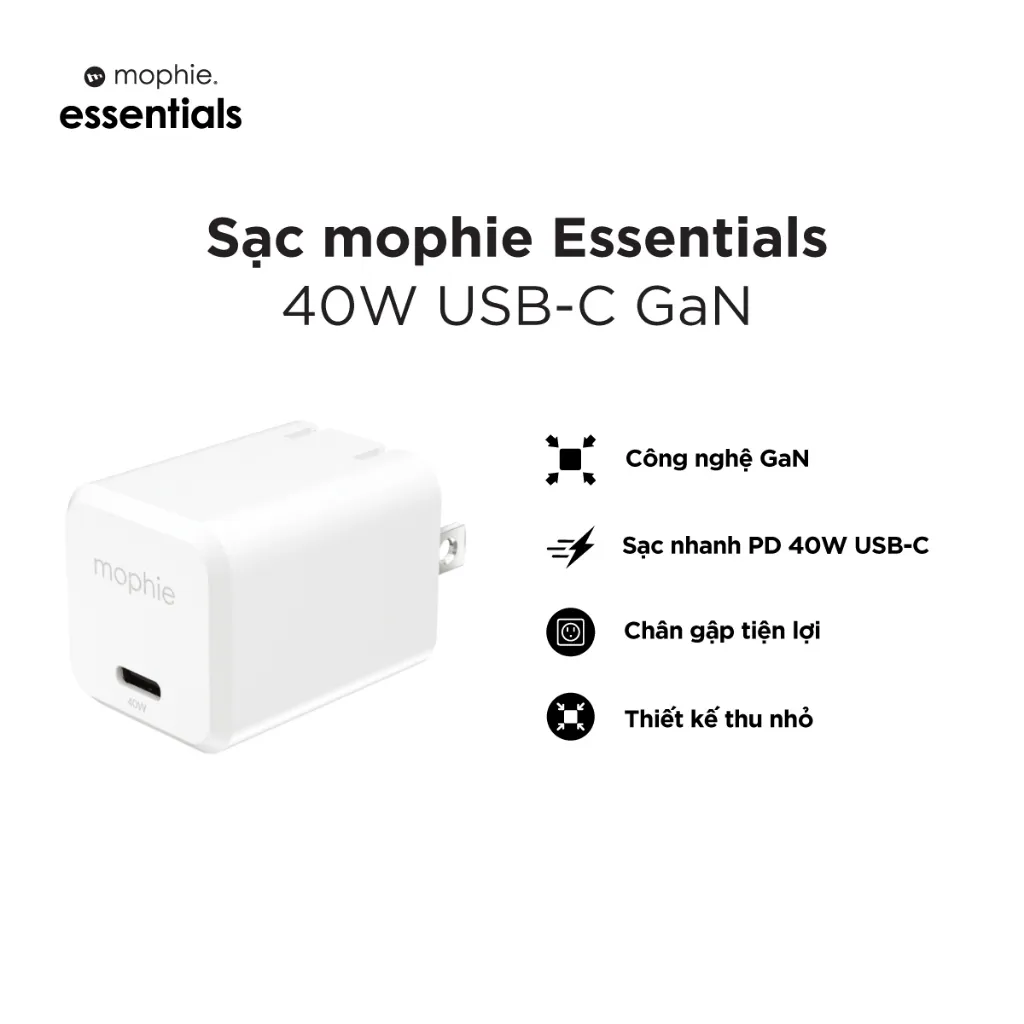 Ảnh Combo sạc nhanh MOPHIE PD 20W/30W/35W/40W (có MFi ) cho ip/tablet 3