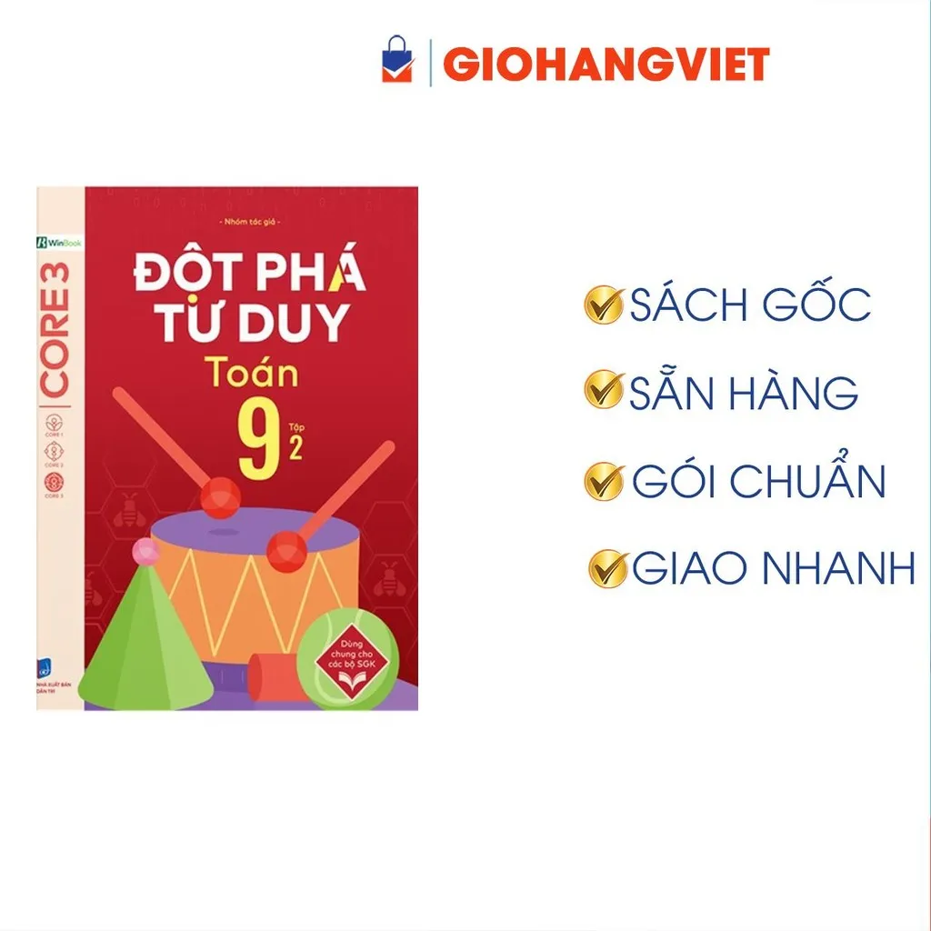 Ảnh Combo Sách Đột phá tư duy Toán 9 (Dùng chung cho các bộ SGK chương trình mới) 1