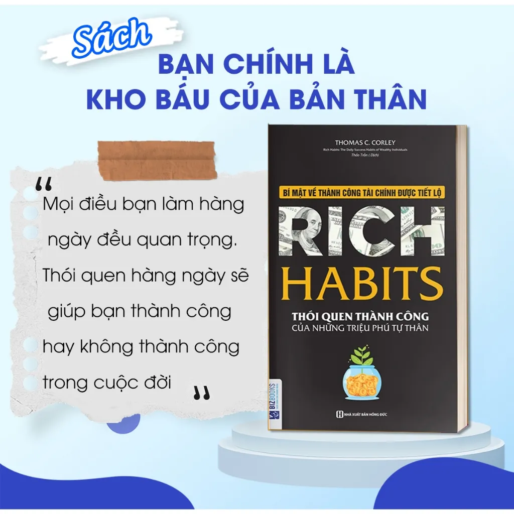 Ảnh Combo Sách Rich Habits - Thói Quen Thành Công Của Những Triệu Phú Tự Thân Và Bảy Quy Luật Tinh Thần Của Thành Công 1