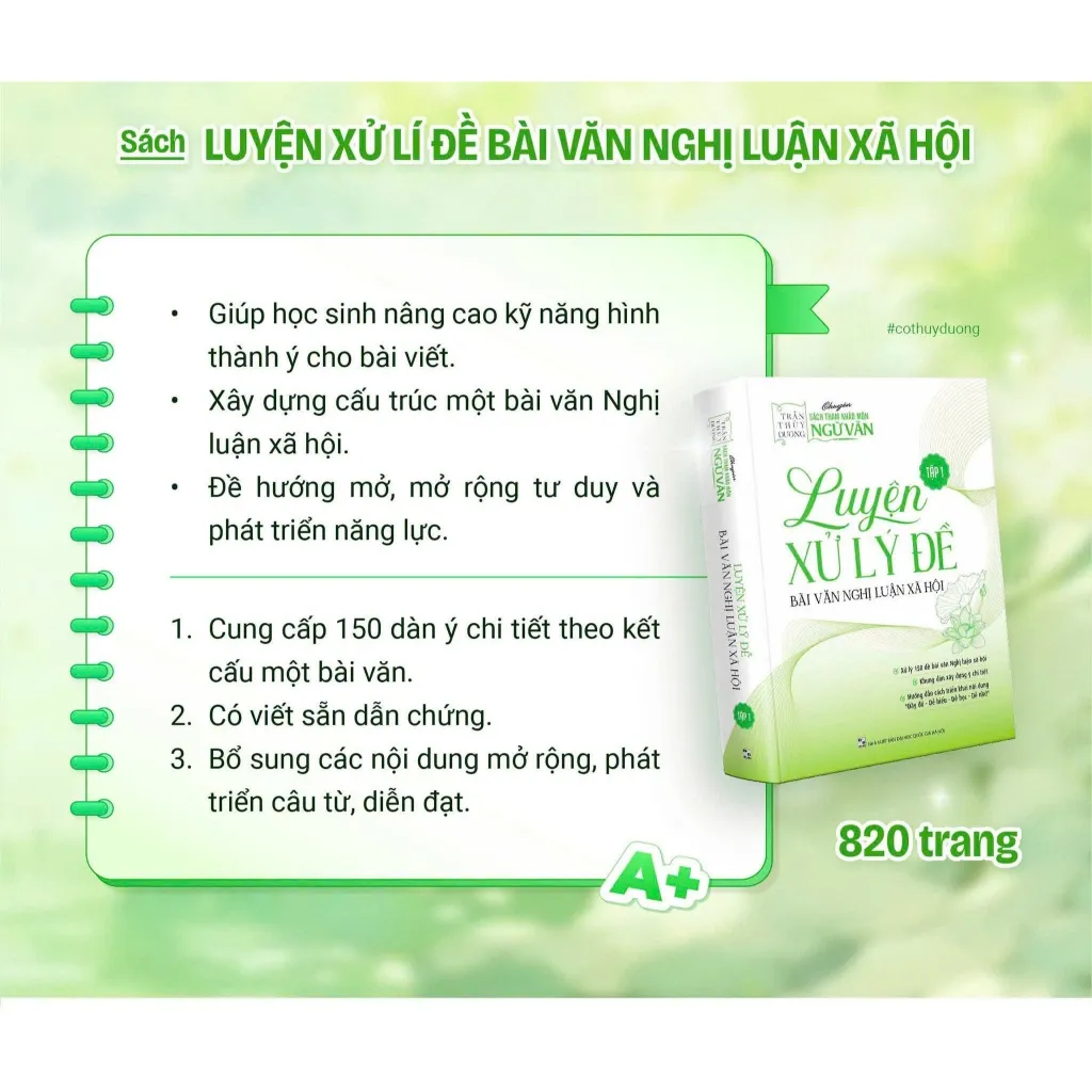 Ảnh Combo sách : Xử Lí Đề Bài Văn Nghị Luận Xã Hội và CÙNG LUYỆN VIẾT BÀI VĂN NGHỊ LUẬN XÃ HỘI ( Tập 1 ) 2