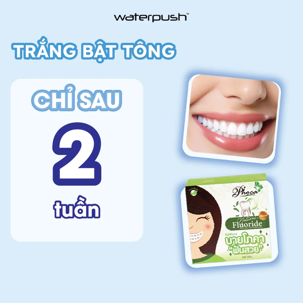 Ảnh Combo sản phẩm chăm sóc răng miệng toàn diện WaterPush - Nước súc miệng + Xịt Miệng + Bàn Chải + Kem Đánh Răng Phoca 2