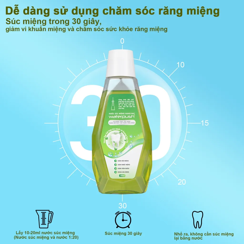Ảnh Combo sản phẩm chăm sóc vệ sinh răng miệng WaterPush 1