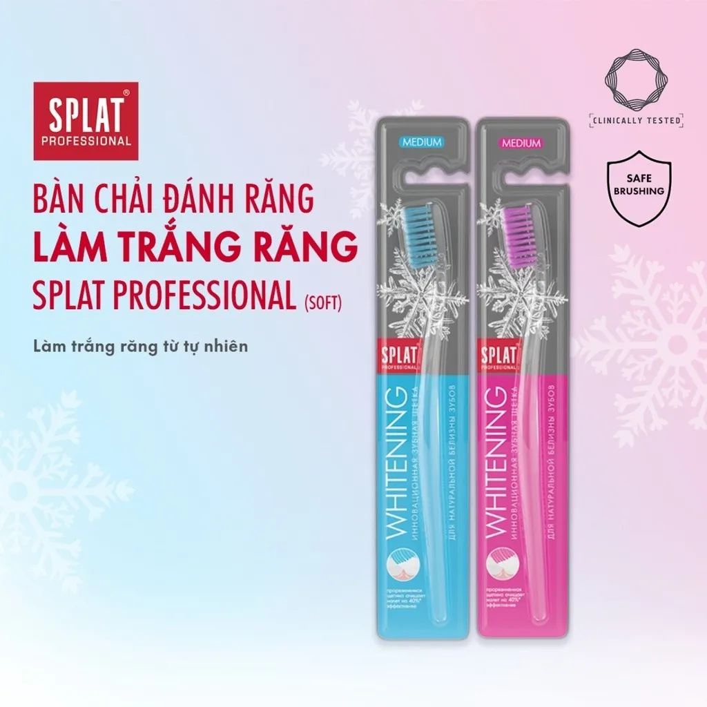Ảnh Combo Siêu Trắng Sáng-1 Kem đánh răng than hoạt tính Blackwood & 1 bàn chải Splat Whitening Hồng 1