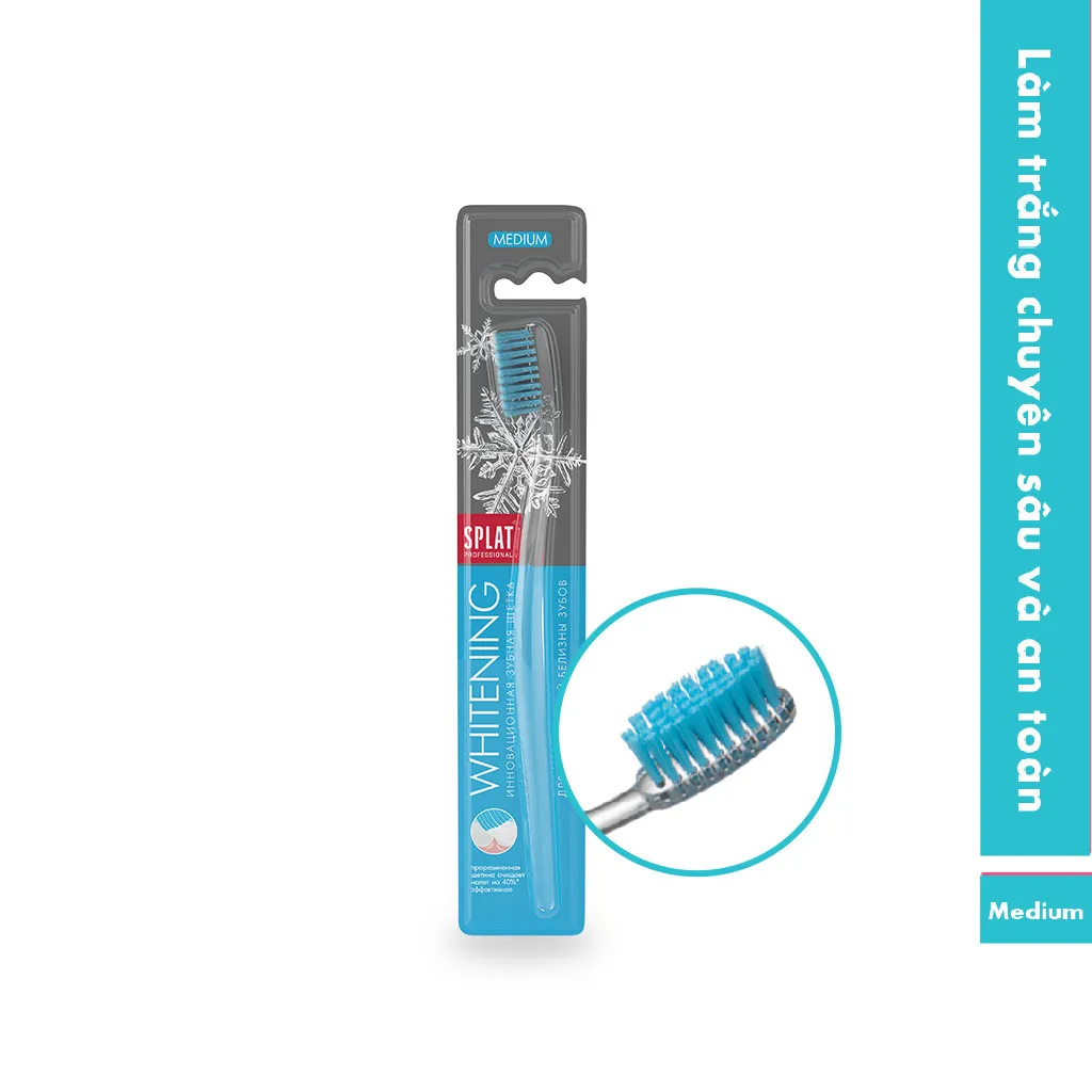 Ảnh Combo Siêu Trắng Sáng-1 Kem đánh răng than hoạt tính Blackwood & 1 bàn chải Splat Whitening Xanh 1