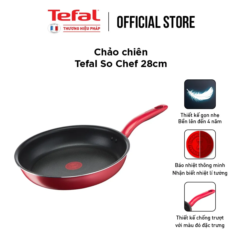 Ảnh Combo Tefal So Chef Chảo chiên 21cm & Chảo chiên 28cm 3