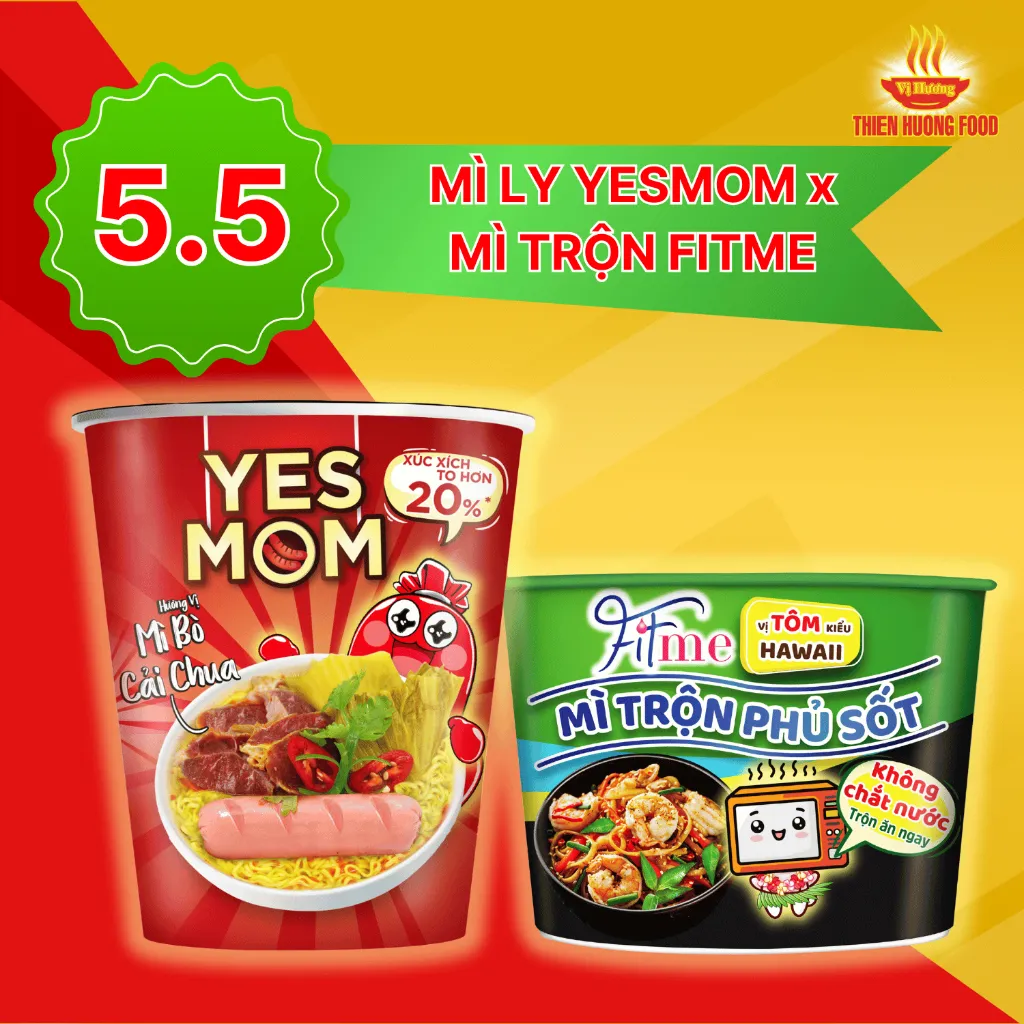 Ảnh Combo Thùng 24 ly YesMom + Thùng 12 tô trộn Fitme 2