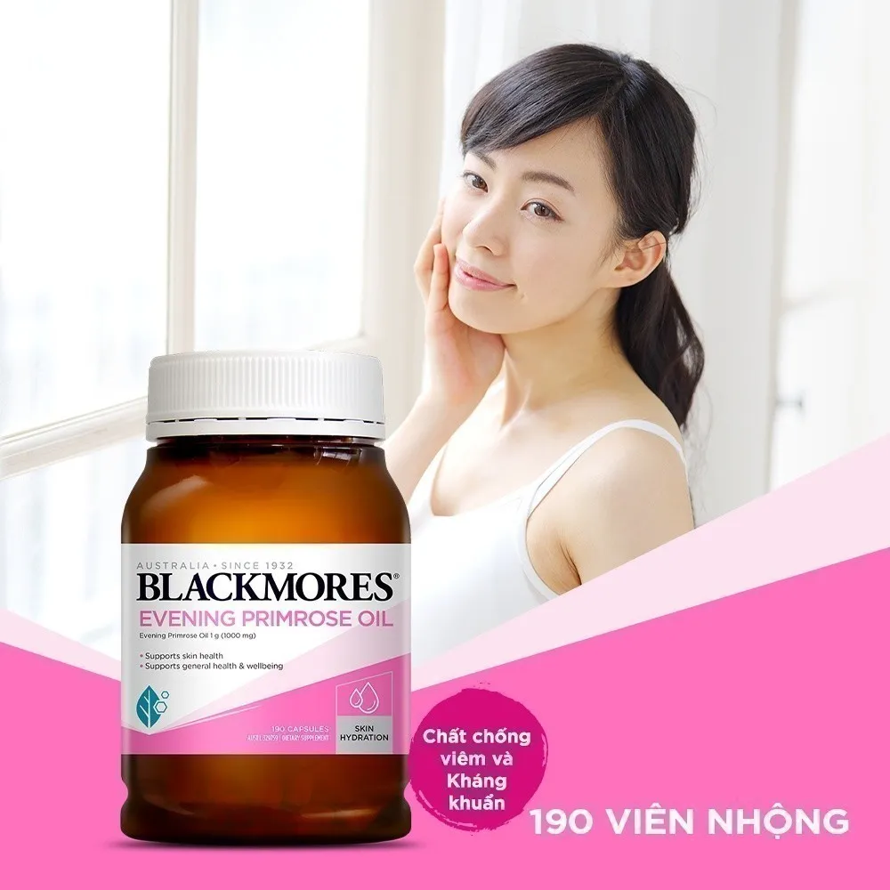 Ảnh Combo Tinh Dầu Hoa Anh Thảo Blackmores Evening Primrose Oil và Viên Uống Dầu Cá Blackmores Double Omega High Strength 2