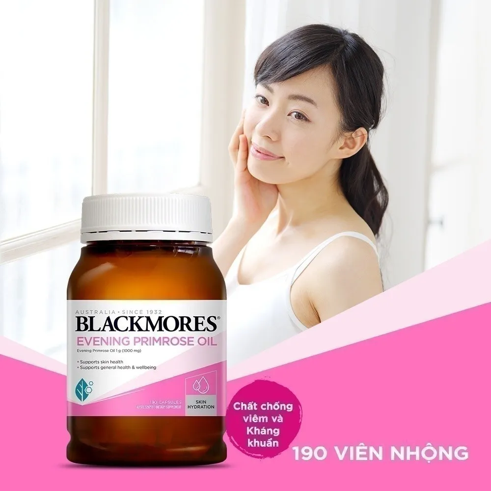 Ảnh Combo Tinh Dầu Hoa Anh Thảo Blackmores Evening Primrose Oil 190v & Vitamin Tổng hợp Blackmores Multivitamin For Men 50v 2