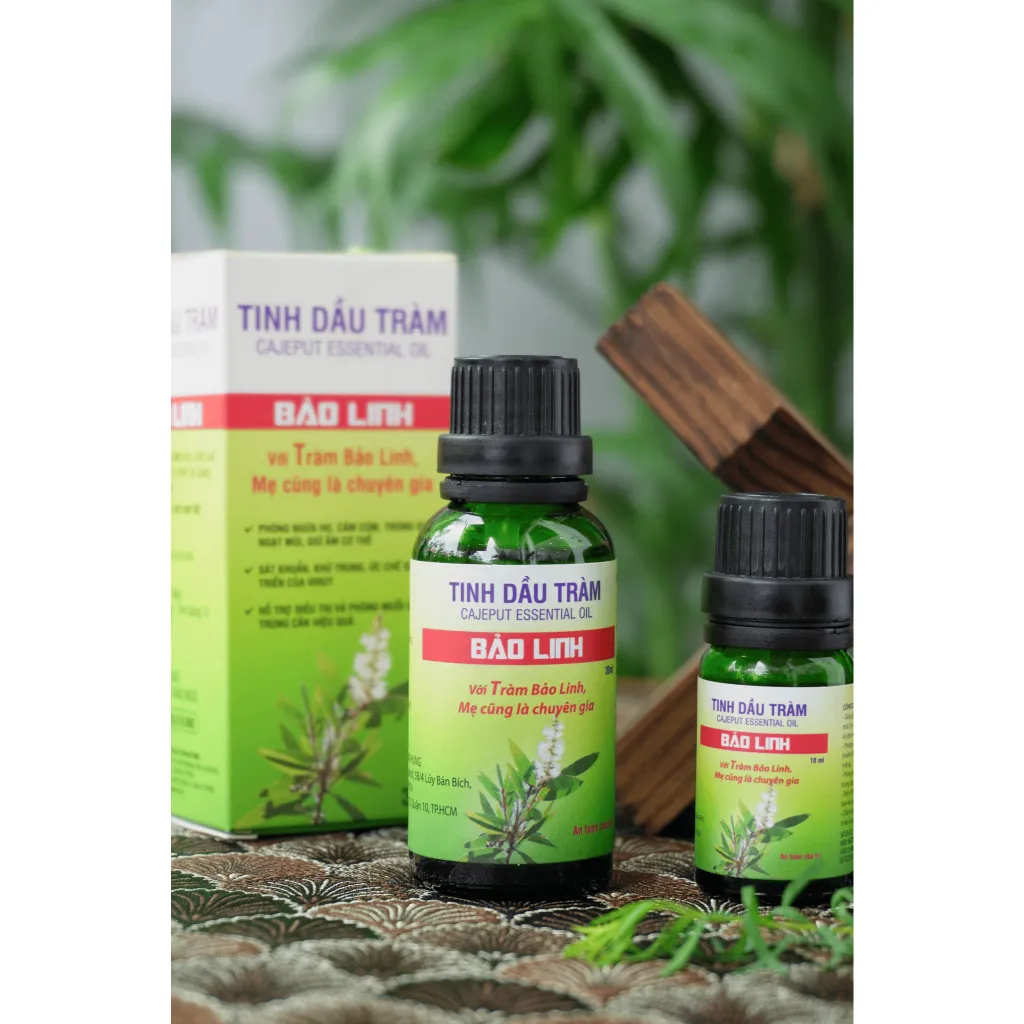 Ảnh Combo tinh dầu tràm cho bé dung tích 10ml & 30ml - Tràm Huế Bảo Linh giữ ấm, phòng cảm ho, cảm cúm 3
