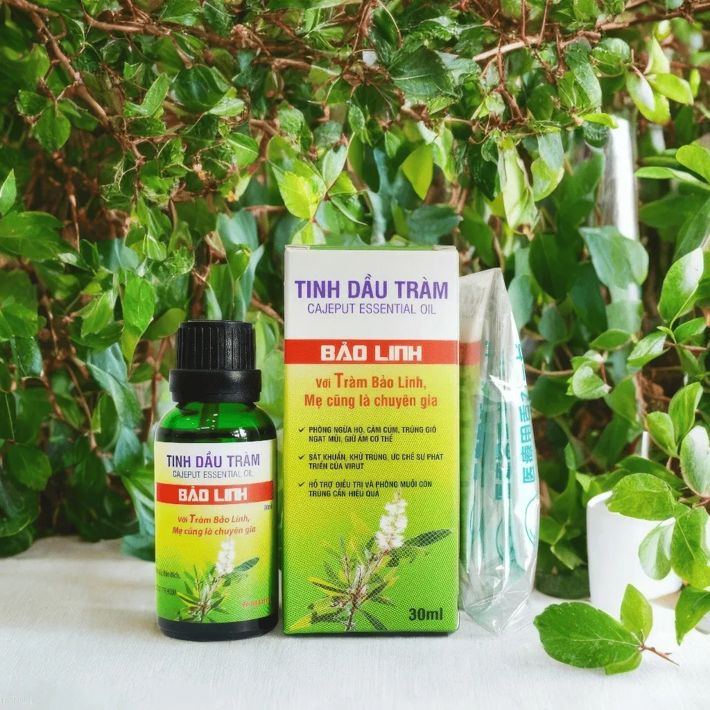 Ảnh Combo tinh dầu tràm cho bé dung tích 10ml & 30ml - Tràm Huế Bảo Linh giữ ấm, phòng cảm ho, cảm cúm 4