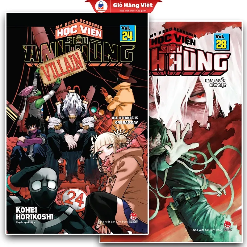 Ảnh Combo truyện tranh học viện siêu anh hùng bộ 5 tập 1
