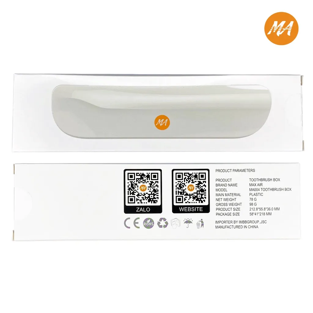 Ảnh Combo ưu đãi 02 hộp đựng bài chải điện MaxAir MA004 đi du lịch, chống bụi, chống bẩn, chất liệu cao cấp 2